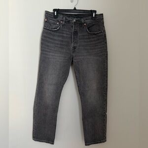 Levi's 501 Women’s Charcoal Straight Jeans